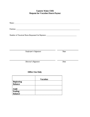 Eastern Wake EMS template