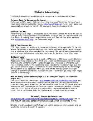 Website Advertising - lhsaa