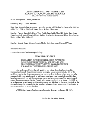 RELATING TO $36,400,000 GENERAL OBLIGATION