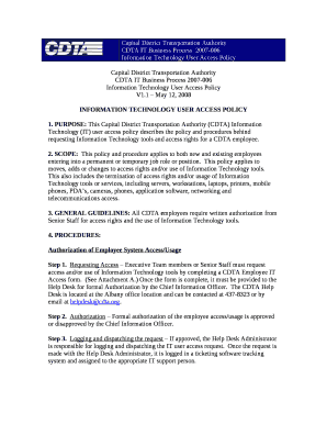 CDTA IT Business Process2007-006