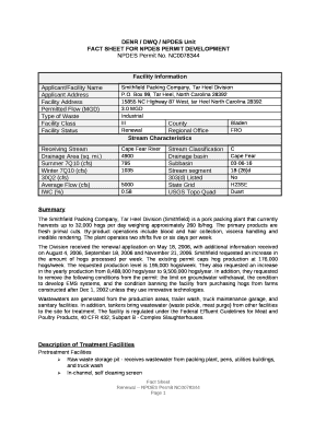 DENR / DWQ / NPDES Unit