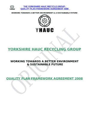 YORKSHIRE HAUC RECYCLING GROUP