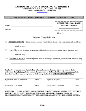 RANDOLPH COUNTY HOUSING AUTHORITY