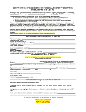 (1) acquired in an arms-length transaction from an entity that is not an affiliate of the taxpayer, if the personal property has been previously used in Indiana before being placed in service in the county; or