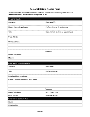 Form preview