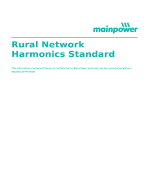Rural Network Harmonics Standard