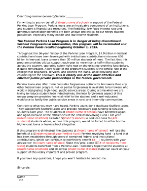 Dear Congressman(woman)/Senator ,