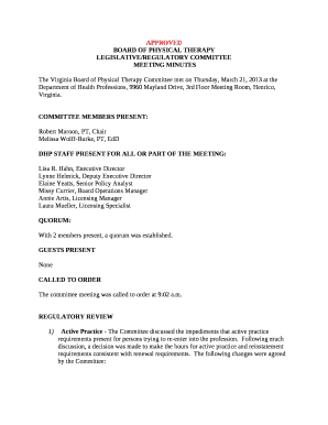 LEGISLATIVE/REGULATORY COMMITTEE