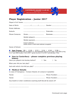 Players Full Name: