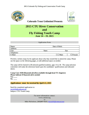 Colorado Trout Unlimited Presents