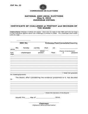 OVERSEAS VOTING