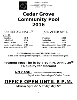 JOIN BEFORE MAY 1STJOIN AFTER APRIL 29TH