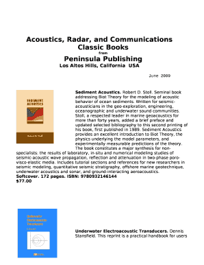 Acoustics, Radar, and Communications