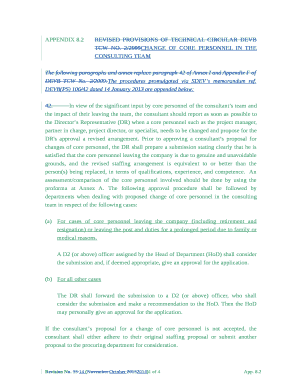 2REVISED PROVISIONS OF TECHNICAL CIRCULAR DEVB TCW NO