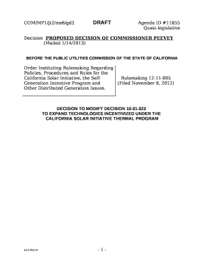 COM/MP1/jt2/ms6/gd2DRAFTAgenda ID #11855