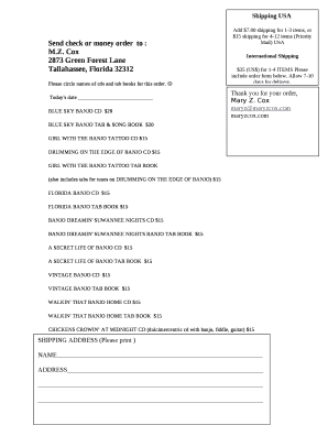 Send check or money orderto :