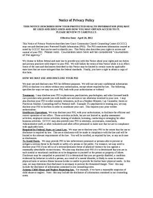 THIS NOTICE DESCRIBES HOW YOUR PROTECTED HEALTH INFORMATION (PHI) MAY BE USED AND DISCLOSED AND HOW YOU MAY OBTAIN ACCESS TO IT