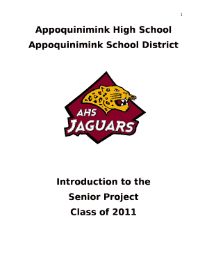Outline of Senior Project Process