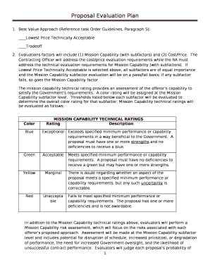 Best Value Approach (Reference task Order Guidelines, Paragraph 5):