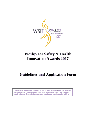 Please submit your application to the relevant organisation according to your industry