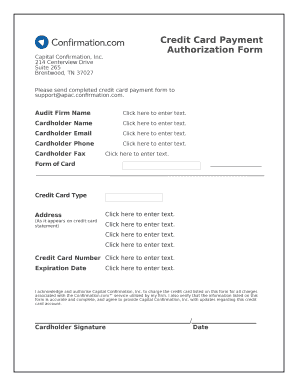 Cardholder EmailClick here to enter text