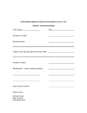 CONCERNED BIKERS ASSOCIATION/ABATE OF NC, INC