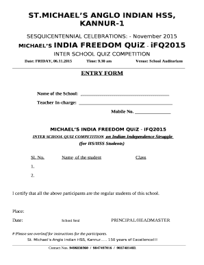 ST.MICHAEL'S ANGLO INDIAN HSS, KANNUR-1 MICHAEL'S INDIA ...
