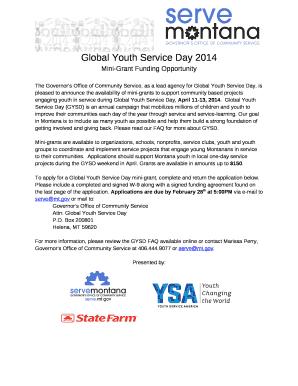 Mini-Grant Funding Opportunity