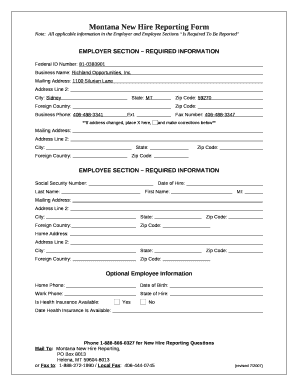 Note:All applicable information in the Employer and Employee Sections Is Required To Be Reported