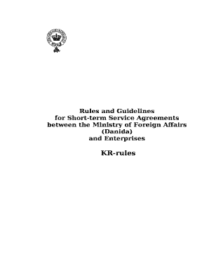 For Short-term Service Agreements