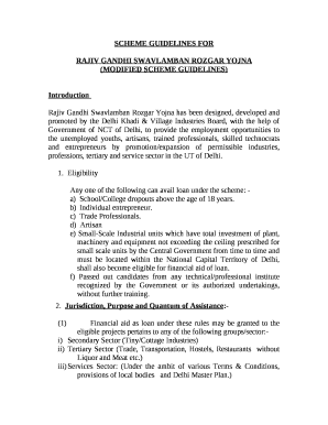 SCHEME GUIDELINES FOR
