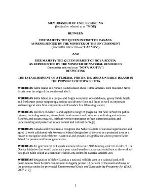 (hereinafter referred to as "MOU)