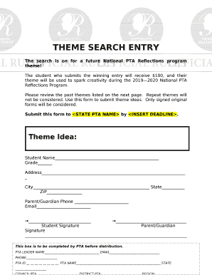 Use this form to submit theme ideas