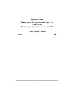 PART 2GOVERNMENT SUPERANNUATION OFFICE4