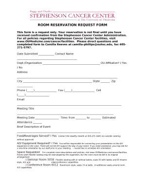 This form is a request only