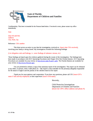 Confidentiality: This letter is intended for the Persons listed below