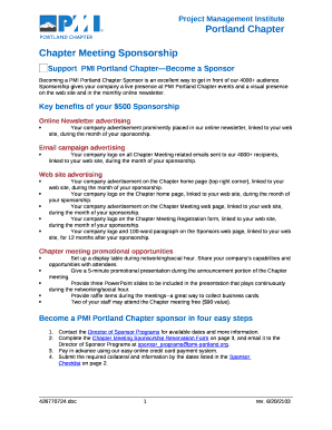 SupportPMI Portland ChapterBecome a Sponsor