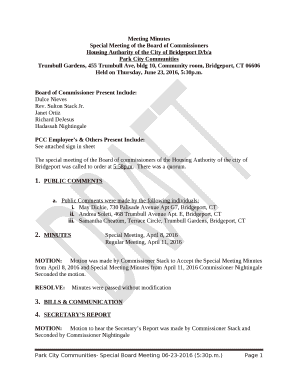 Housing Authority of the City of Bridgeport D/b/a template