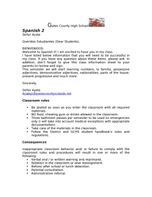 Queridos Estudiantes (Dear Students),