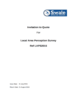 Local Area Perception Survey