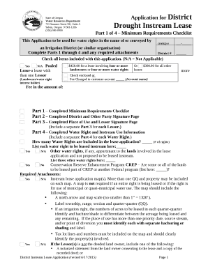 Drought Instream Lease