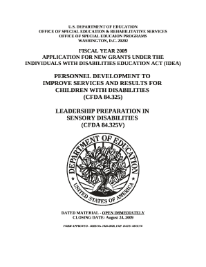 OFFICE OF SPECIAL EDUCAION PROGRAMS