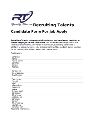 Recruiting Talents