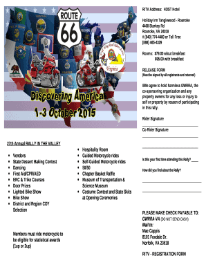 27th Annual RALLY IN THE VALLEY