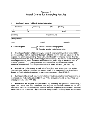 Travel Grants for Emerging Faculty