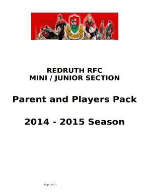 REDRUTH RFCMINI / JUNIOR SECTION