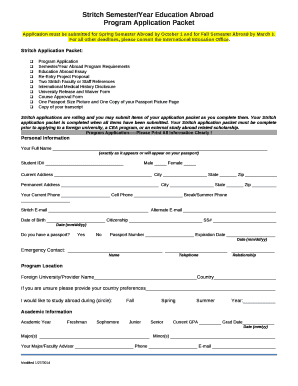 Stritch Semester/Year Education Abroad