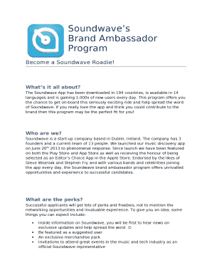 How do I apply? - Soundwave