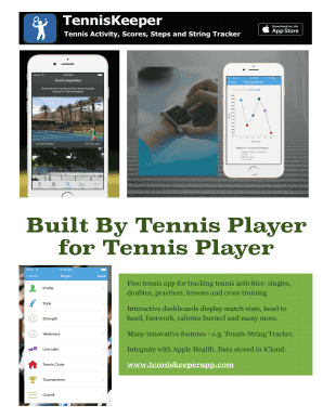 complete printable tennis stat app samples online in pdf tennis tennis stat sheet