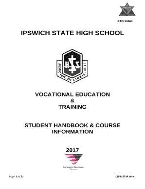 STUDENT HANDBOOK & COURSE INFORMATION
